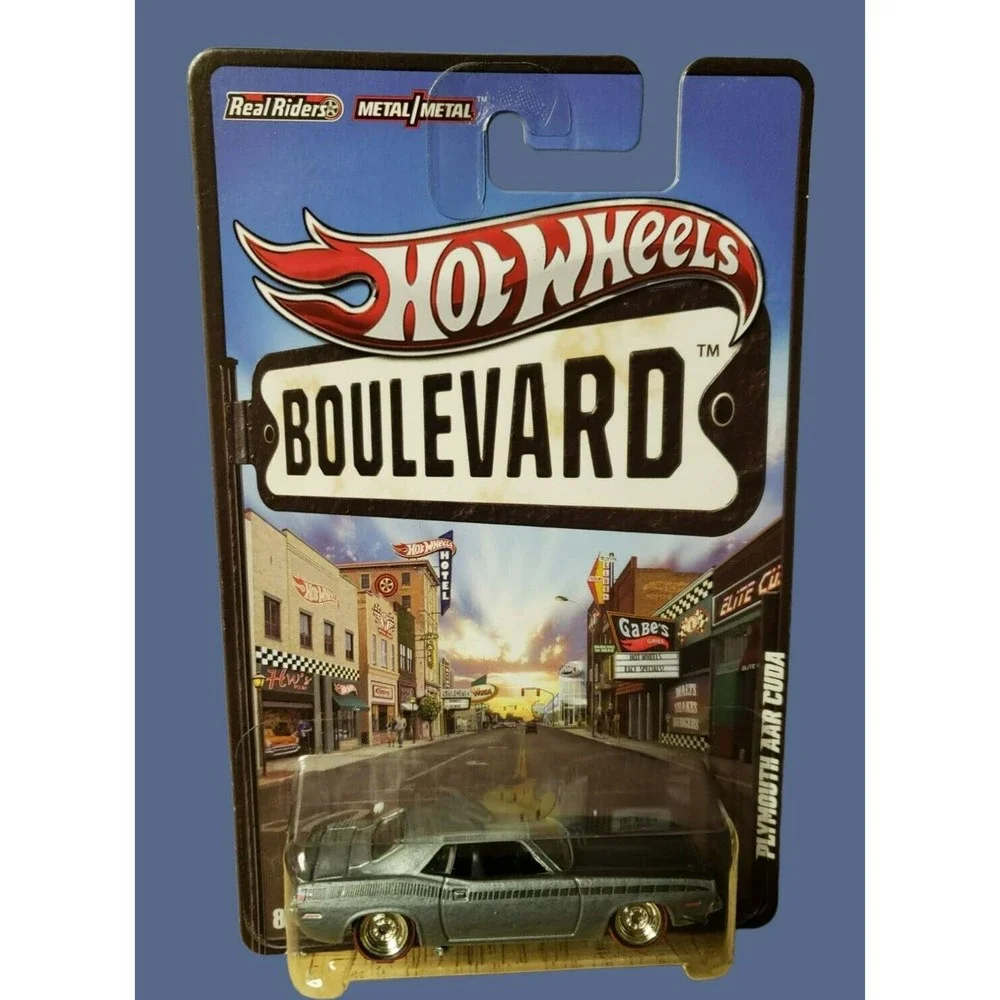 2011 Hot Wheels BOULEVARD LEGENDS Series PLYMOUTH AAR CUDA B 1:64 MOC